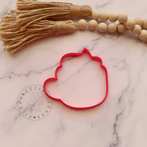 Bögre habbal körvonal sütikiszúró