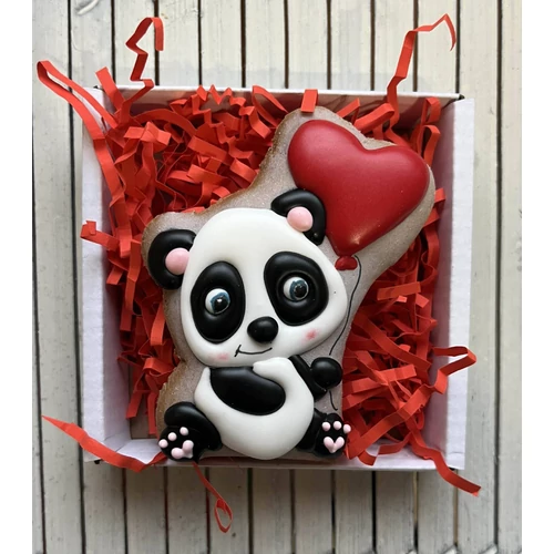 Panda 02 körvonal sütikiszúró - Mézédes