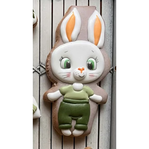 Nyuszifiú 06 körvonal sütikiszúró - Mézédes