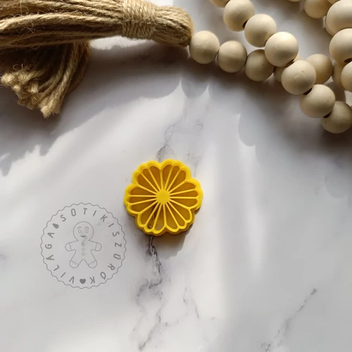 Apró szirmú virág süthető gyurma kiszúró