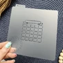 Kép 3/7 - Naptár kiszúró és stencil szett (4db)