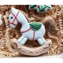 Kép 1/5 - Hintaló körvonal sütikiszúró (Díszítés: Mesi Mézi Design)