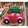 Kép 1/2 - Autó fenyőt szállít körvonal sütikiszúró (Díszítés: Mesi Mézi Design)
