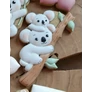 Kép 1/2 - Koalák faágon körvonal sütikiszúró - Mesi Mézi Design