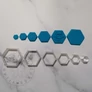 Kép 1/4 - Hexagon alakú süthető gyurma kiszúró