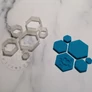 Kép 3/4 - Hexagon alakú süthető gyurma kiszúró