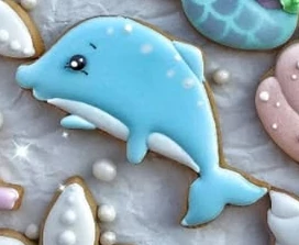 Delfin 02 körvonal sütikiszúró